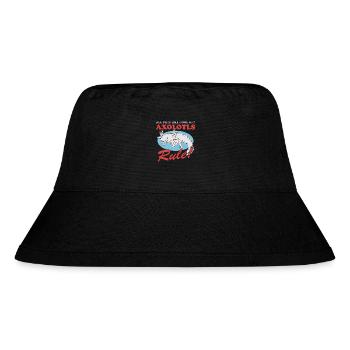 Axolotl Tailed Amphibians Gift - Stanley/Stella Recycled Bucket Hat - black - Front