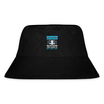 Quantum Computer Quantum Computing - Stanley/Stella Recycled Bucket Hat - black - Front