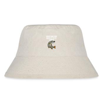 Angler Lustiger Spruch - Ich mag dich - Stanley/Stella recycelter Bucket Hat - Naturweiß - Vorne