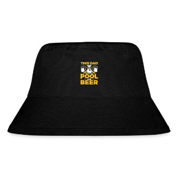 Billard Papa - Stanley/Stella recycelter Bucket Hat - Schwarz - Vorne
