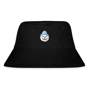 Bonhomme de neige de Noël vintage - Bob recyclé Stanley/Stella - noir - Devant