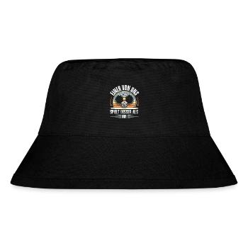 Tischtennis - Stanley/Stella recycelter Bucket Hat - Schwarz - Vorne