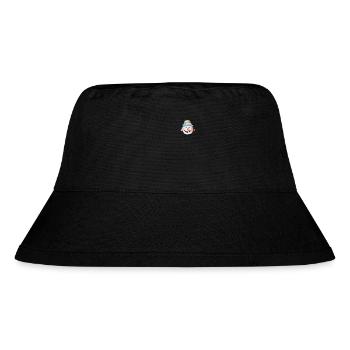 Snowman chest pocket - Stanley/Stella Recycled Bucket Hat - black - Front