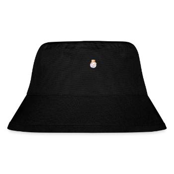 Vintage Winter Snowman Chest Bag - Stanley/Stella Recycled Bucket Hat - black - Front