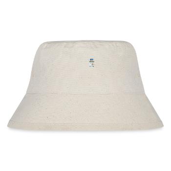 Vintage Schneemann Gesicht Brusttasche - Stanley/Stella recycelter Bucket Hat - Naturweiß - Vorne