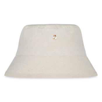 Vintage Schneemann Gesicht Brusttasche - Stanley/Stella recycelter Bucket Hat - Naturweiß - Vorne