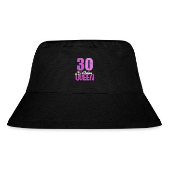 30 Years Old 30 Birthday Queen - Stanley/Stella Recycled Bucket Hat - black - Front