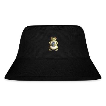 Toad Frog Coffee - Stanley/Stella Recycled Bucket Hat - black - Front