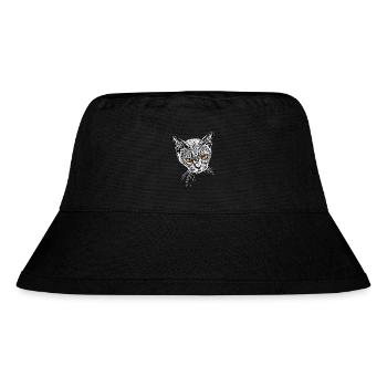 evil rental cat - Stanley/Stella Recycled Bucket Hat - black - Front