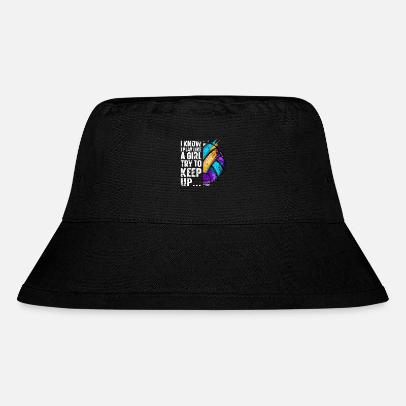 Volleyball - Stanley/Stella recycelter Bucket Hat - Schwarz