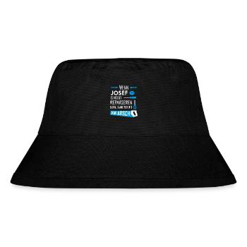 Lustiger Heimwerker und Handwerker Spruch Horst - Stanley/Stella recycelter Bucket Hat - Schwarz - Vorne