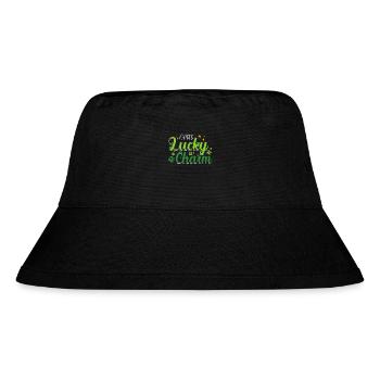 Mama's Glücksbringer Kleeblatt St. Patrick's Day - Stanley/Stella recycelter Bucket Hat - Schwarz - Vorne