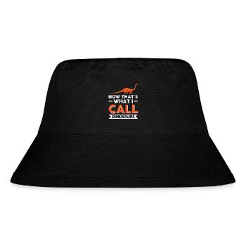 Das nenne ich Dinosaurier - Stanley/Stella recycelter Bucket Hat - Schwarz - Vorne