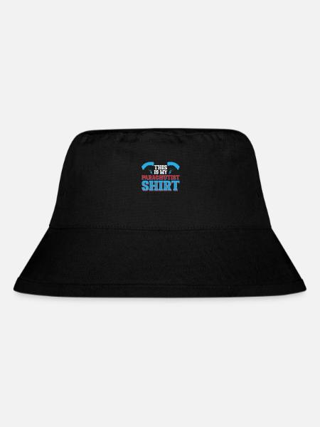 This Is My Parachutist Shirt - Stanley/Stella Recycled Bucket Hat - black
