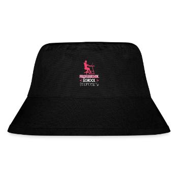 Sekretärin der Berufsschule - Stanley/Stella recycelter Bucket Hat - Schwarz - Vorne