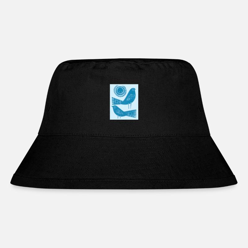 Vogel - Stanley/Stella recycelter Bucket Hat - Schwarz