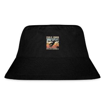 Handball Handballer - Stanley/Stella recycelter Bucket Hat - Schwarz - Vorne