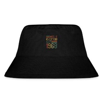 55. Hochzeitstag Beste Ehefrau seit 1968 - Stanley/Stella recycelter Bucket Hat - Schwarz - Vorne