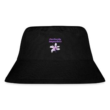 Perfectly Imperfect - Stanley/Stella Recycled Bucket Hat - black - Front
