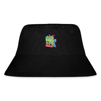 70's Baby 80's Made Me Funny Retro Vintage 80s 70s - Stanley/Stella recycelter Bucket Hat - Schwarz - Vorne