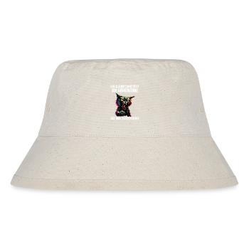 Katze Kätzchen Katzenhalter Katzen Sarkasmus - Stanley/Stella recycelter Bucket Hat - Naturweiß - Vorne