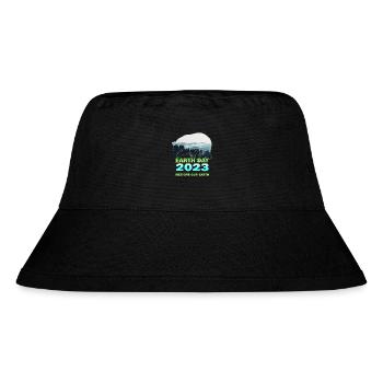 Retro Green Eco-Friendly: Earth Day 2023 - Stanley/Stella Recycled Bucket Hat - black - Front