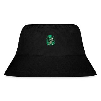 Zuckerschädel Saint Patricks Tag der Toten - Stanley/Stella recycelter Bucket Hat - Schwarz - Vorne