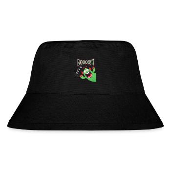 Lustiges-Monster, Boo-erschrecken, Monster-Witz - Stanley/Stella recycelter Bucket Hat - Schwarz - Vorne