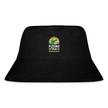 Future Tax Manager - Stanley/Stella Recycled Bucket Hat - black - Front