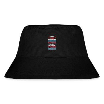 Entschuldigung, Ihr Passwort muss ein Großbuchstaben enthalten - Stanley/Stella recycelter Bucket Hat - Schwarz - Vorne