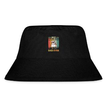 English Bull - Stanley/Stella recycelter Bucket Hat - Schwarz - Vorne
