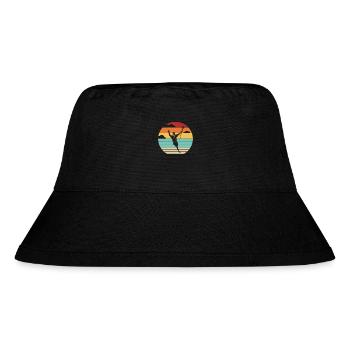 Retro Intercrosse Lax Player Polo Crosse Trainer - Stanley/Stella Recycled Bucket Hat - black - Front