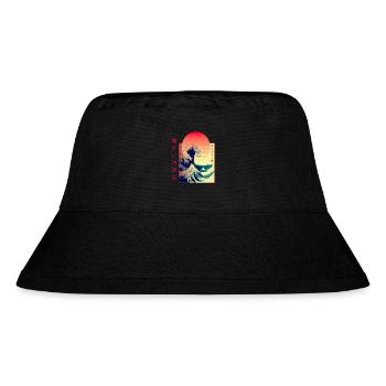 die große Welle vor Kanagawa Japan Art - Stanley/Stella recycelter Bucket Hat - Schwarz - Vorne