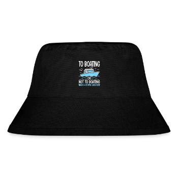 Motorboot Drive Shakespeare Boating Captain - Stanley/Stella recycelter Bucket Hat - Schwarz - Vorne