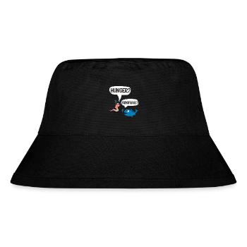 Funny Spruch Angler Sprüche Witzig Lustig Angeln - Stanley/Stella recycelter Bucket Hat - Schwarz - Vorne