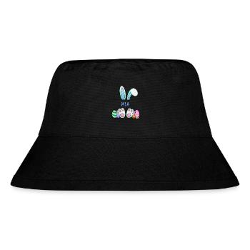 Easter Bunny, rabbit, cute Mia - Stanley/Stella Recycled Bucket Hat - black - Front