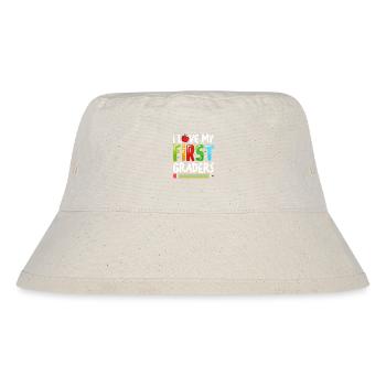 I Love My First Graders - Stanley/Stella Recycled Bucket Hat - natural - Front