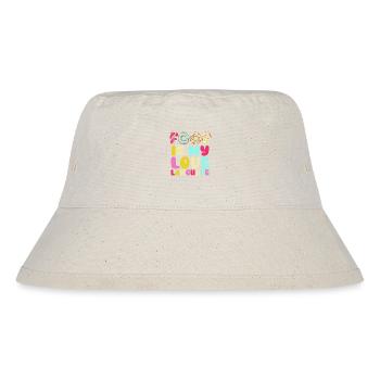 Food Is My Love Language - Stanley/Stella Recycled Bucket Hat - natural - Front