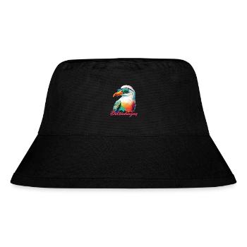 Boltenhagen holiday cool seagull with sunglasses - Stanley/Stella Recycled Bucket Hat - black - Front