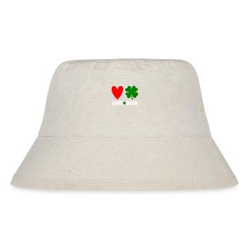 St Patricks Day Accessories Ireland Shamrock Decoration - Stanley/Stella Recycled Bucket Hat - natural - Front