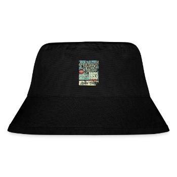 1953 Geburtstag Jahrgang Vintage Retro Legende - Stanley/Stella recycelter Bucket Hat - Schwarz - Vorne