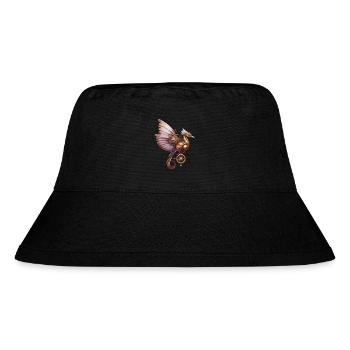 Steampunk Series: The Steambird 2 - Stanley/Stella Recycled Bucket Hat - black - Front