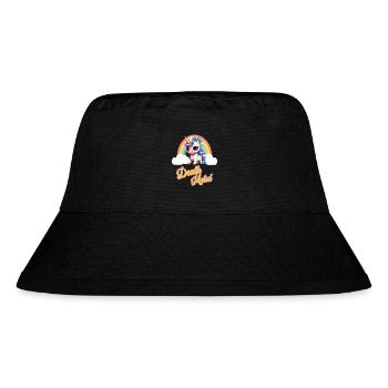 Funny Unicorn with Rainbow Death Metal - Stanley/Stella Recycled Bucket Hat - black - Front