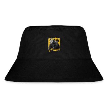 Bear - Stanley/Stella Recycled Bucket Hat - black - Front