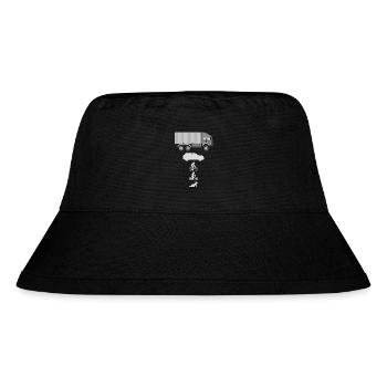 Evolution Container LKW - Stanley/Stella recycelter Bucket Hat - Schwarz - Vorne
