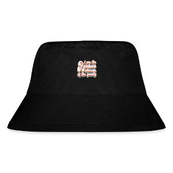 Ich bin das Regenbogenschaf der Familie - Pride - Stanley/Stella recycelter Bucket Hat - Schwarz - Vorne