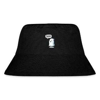 Little Ghost Boo - Stanley/Stella Recycled Bucket Hat - black - Front