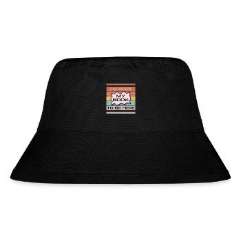 Funny Readers Quote I Closed My Book To Be Here - Stanley/Stella Recycled Bucket Hat - black - Front