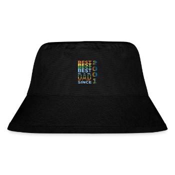 Best dad in the world since 2001 Father's Day - Stanley/Stella Recycled Bucket Hat - black - Front