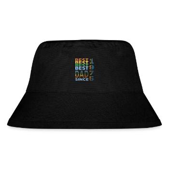Best dad in the world since 1975 Father's Day birthday - Stanley/Stella Recycled Bucket Hat - black - Front